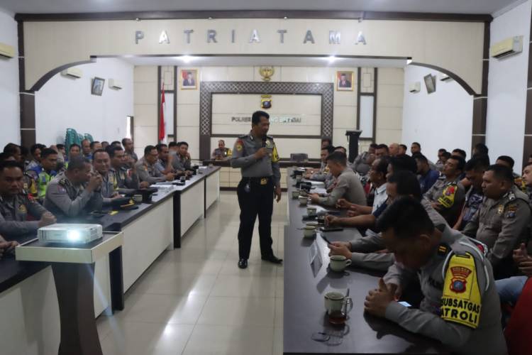 Polres Sergai Gelar Rapat Analisa Dan Evaluasi  Hasil Pemetaan PAM TPS