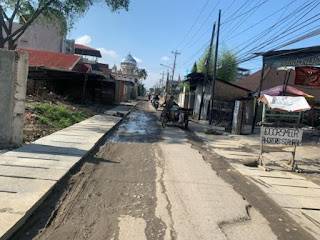 Gara-gara Proyek Drainase Asal Jadi, Jl. Bahagia Medan Babak-belur