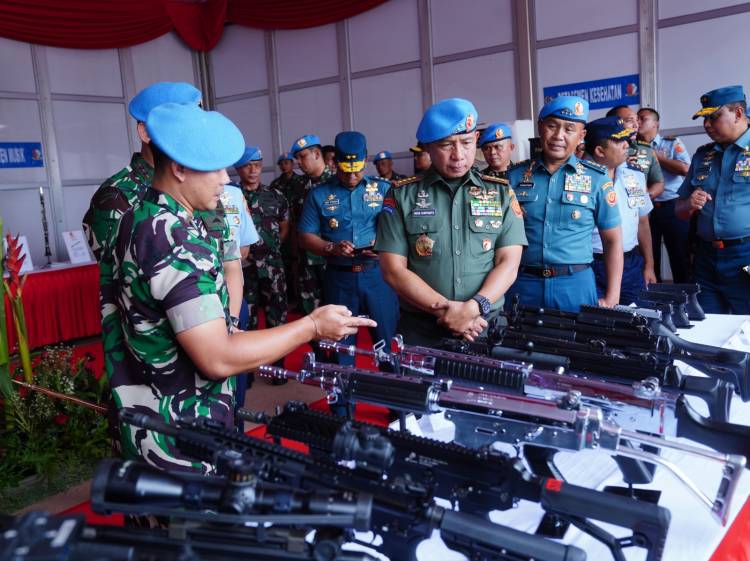 Panglima TNI Cek Kesiapan Pasukan Pengamanan Presiden