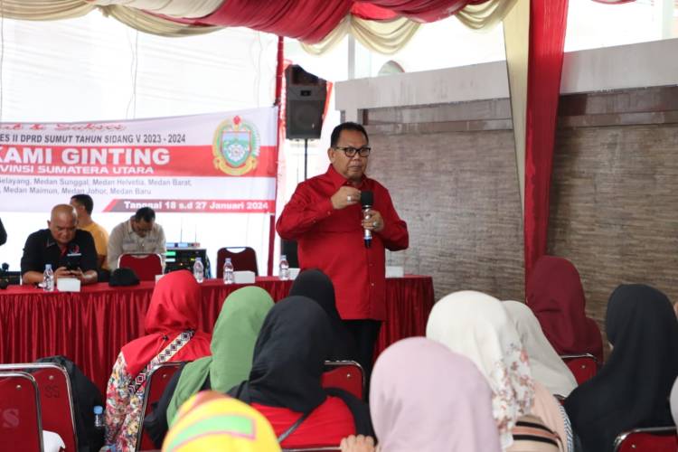 Reses di Medan Barat Baskami Terima Aspirasi Warga Penghuni Rumah Dinas PTPN II
