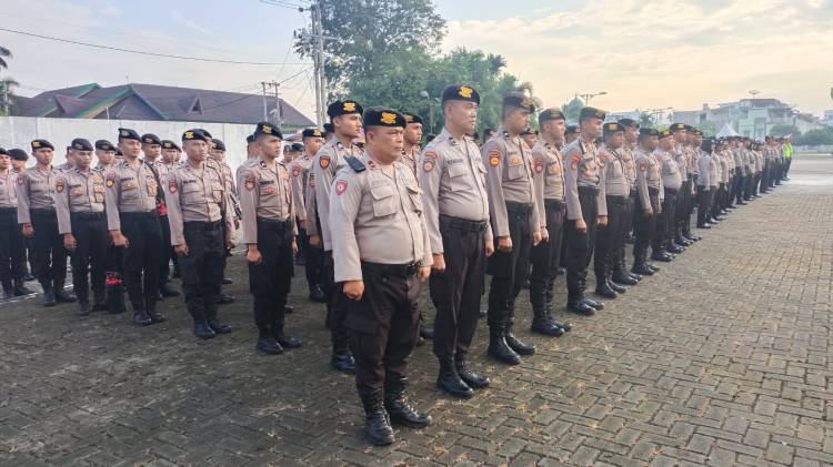 Kampanye Capres dan Cawapres Rl H Ganjar Pranowo dan Prof M Mahfud MD  di Jalan Willem Iskandar Berjalan Aman dan Kondusif