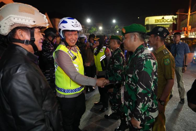 Kapoldasu Zoom Meeting Dalam Pemantauan Pengamanan Tahun Baru 2024