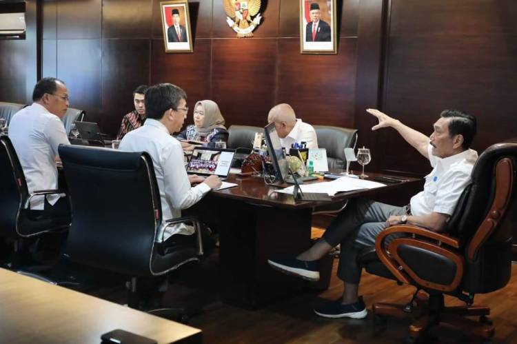 Bupati Humbahas Rakor Indonesia Pandai Berhitung dipimpin Menkomarves