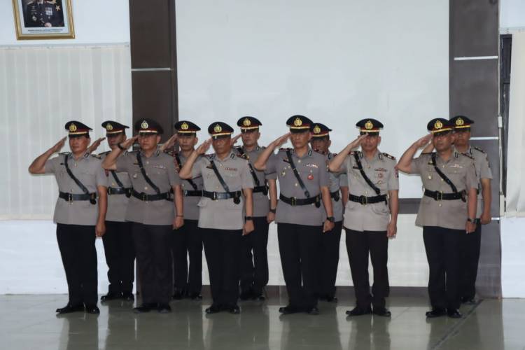 Kapolres Sergai Pimpin Upacara Serah Terima Jabatan