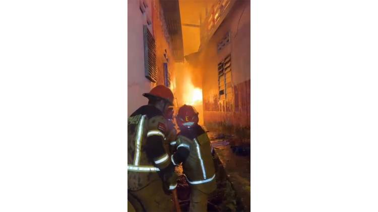 4 Unit Rumah Terbakar di Patimura Medan