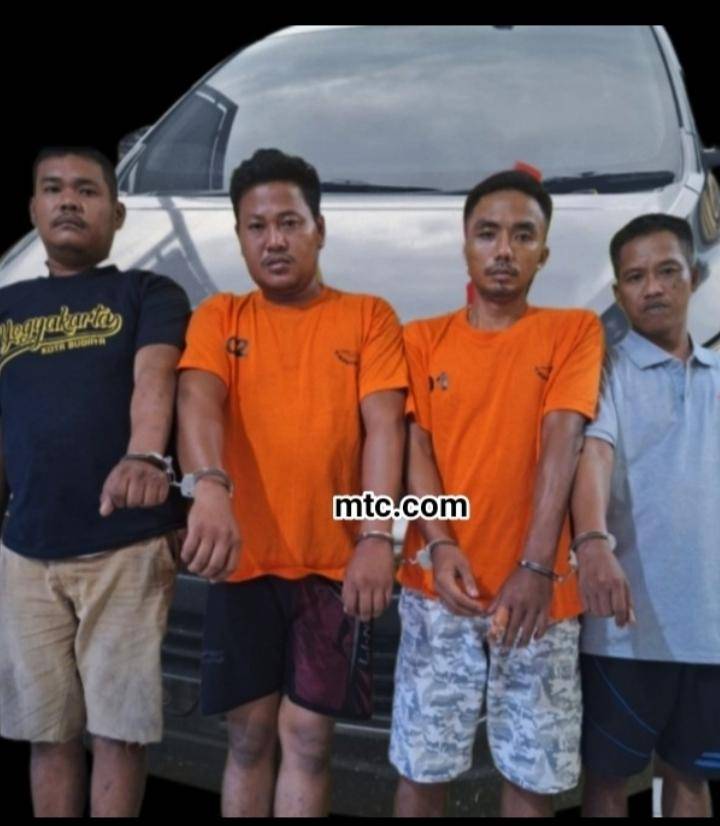 Opsnal Polsek Prapat Janji Gulung 4 Pelaku Pencurian Mobil Milik Manager Kebun PTPN IV