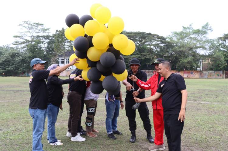 Kapolres Tanjung Balai Buka Turnamen Sepak Bola Milenial Piala Kapolres