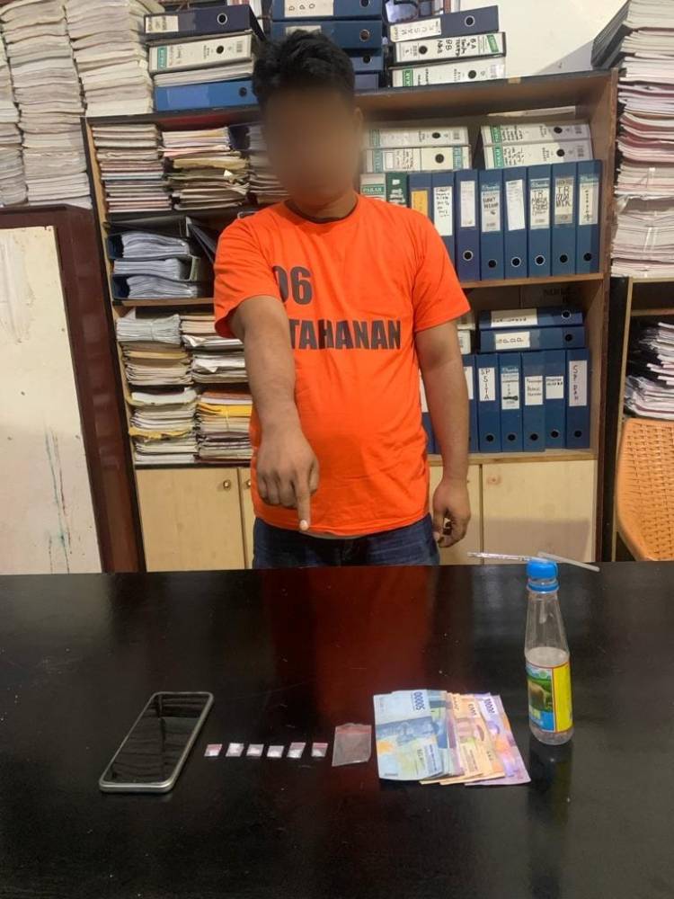 Diduga Menjadi Pengedar, Seorang Pria Berhasil Diamankan Sat Narkoba
