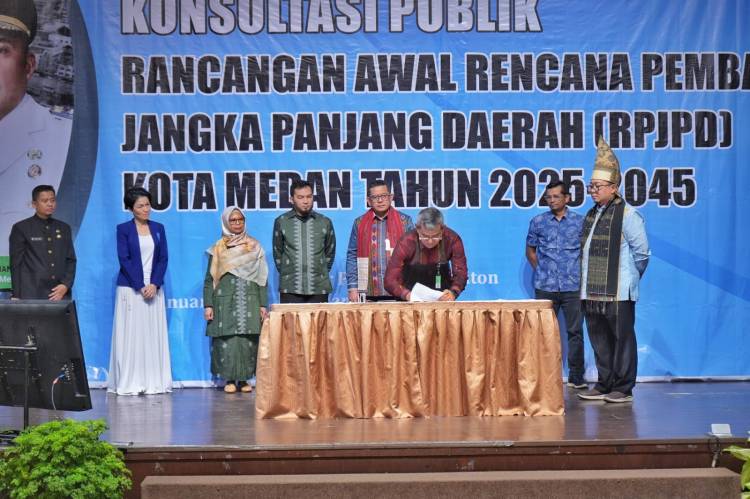 Tutup Konsultasi Publik RPJPD Kota Medan 2025-2045, Sekda : Masukan Masyarakat Sangat Penting