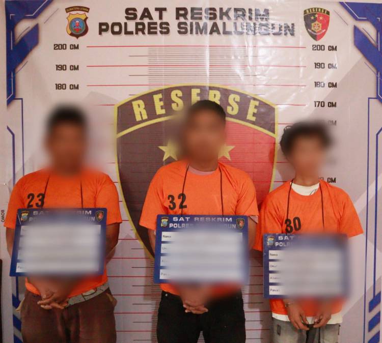 Tim Jatanras Polres Simalungun Gulung Sindikat Pencuri Spesialis Congkel Pintu Rumah