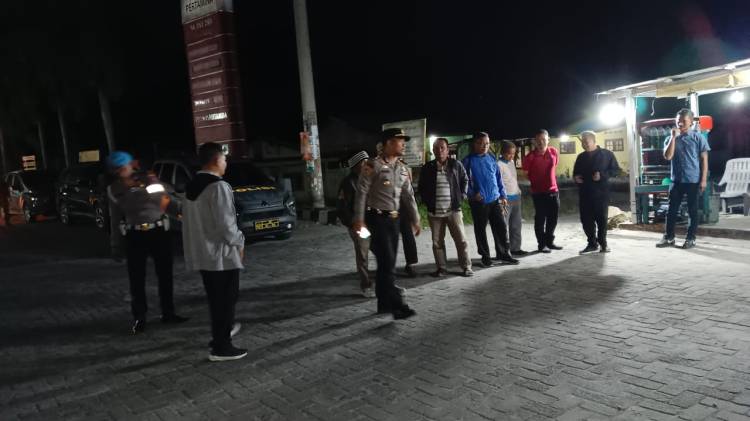 Forkopimca Medang Deras Laksanakan Patroli Malam Hari Bersama