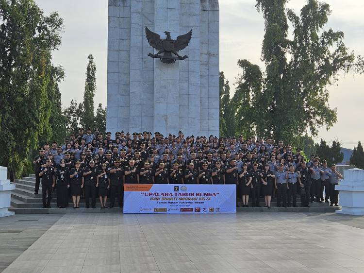 Lapas Kelas IIA Pancurbatu Tabur Bunga