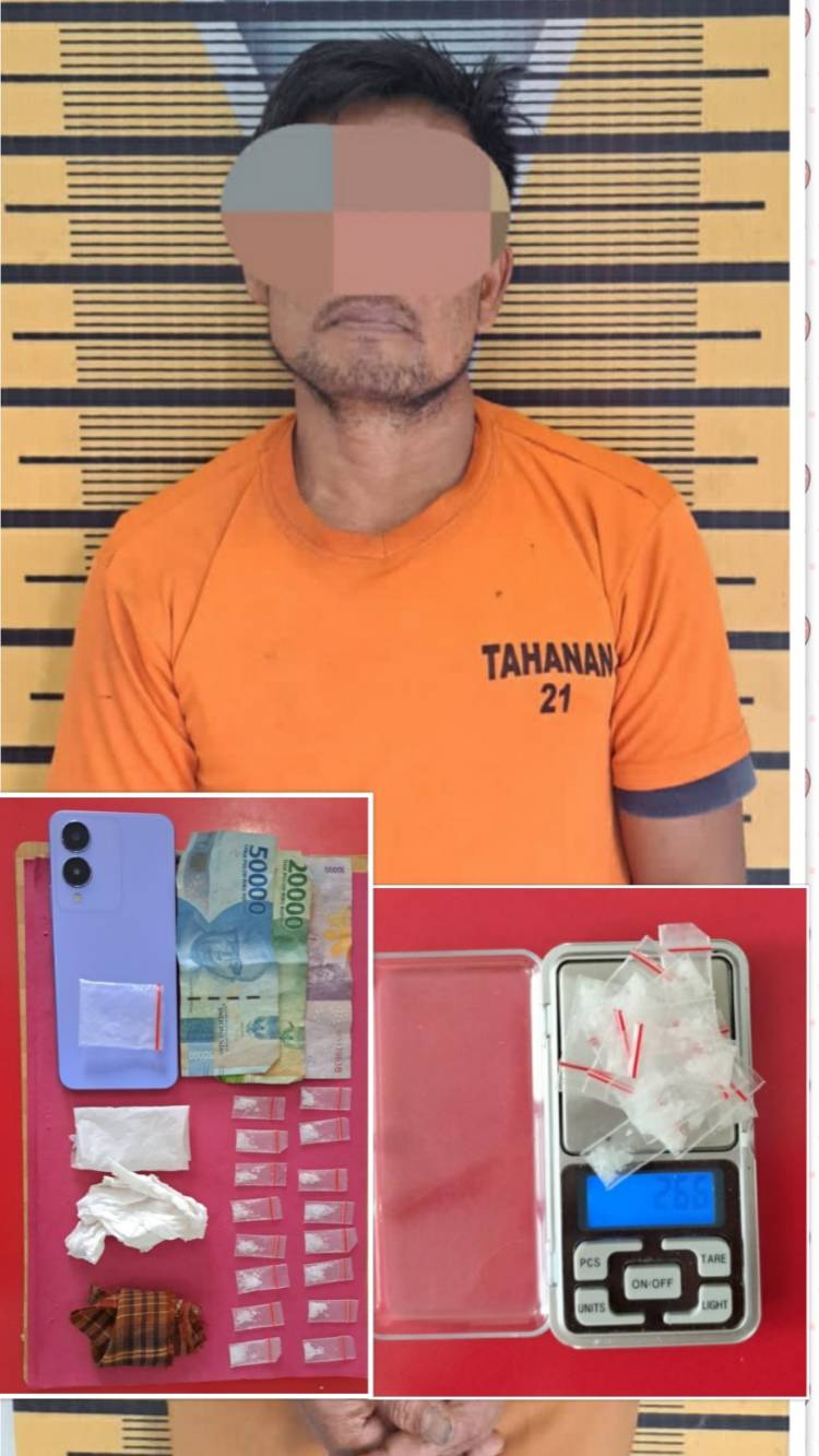 Simpan 16 Paker Sabu Dikandang Ayam