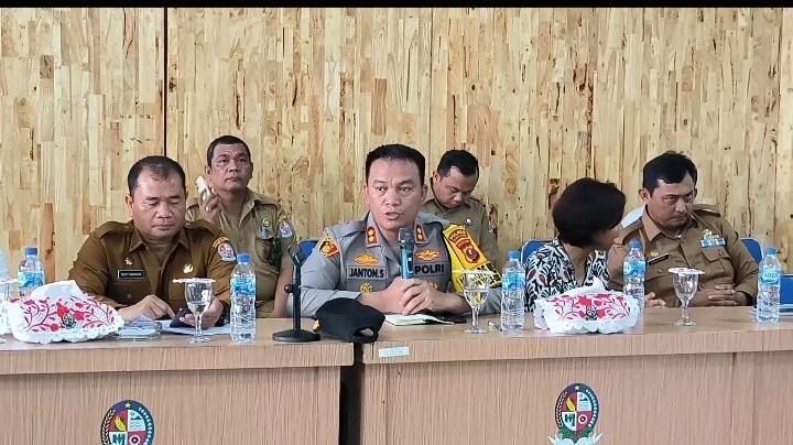 Polisi Dan camat Rapat kordinasi Selidiki Dugaan TPPO Rohingya
