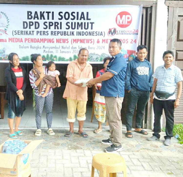 DPD SPRI SUMUT Bakti Sosial Sambut Natal Dan Tahun Baru