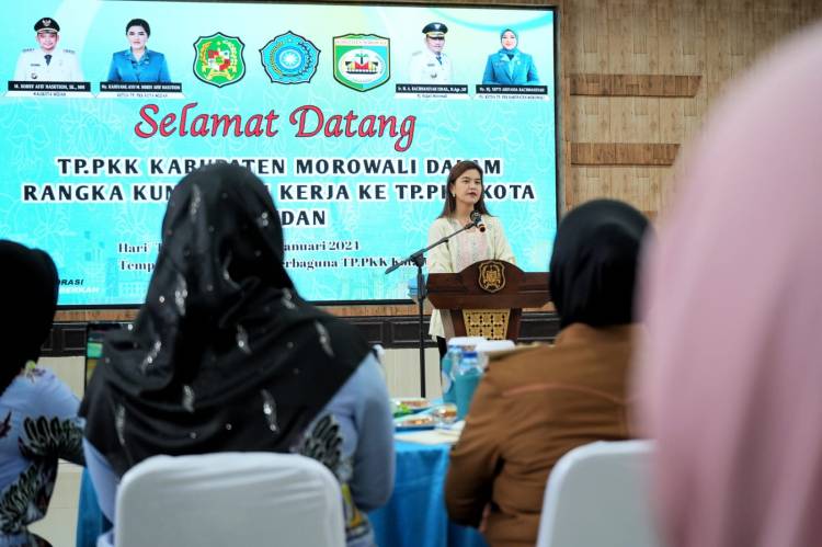 Pengurus TP PKK Kab. Morowali Belajar Kota Layak Anak dan UP2K Dari TP PKK Kota Medan