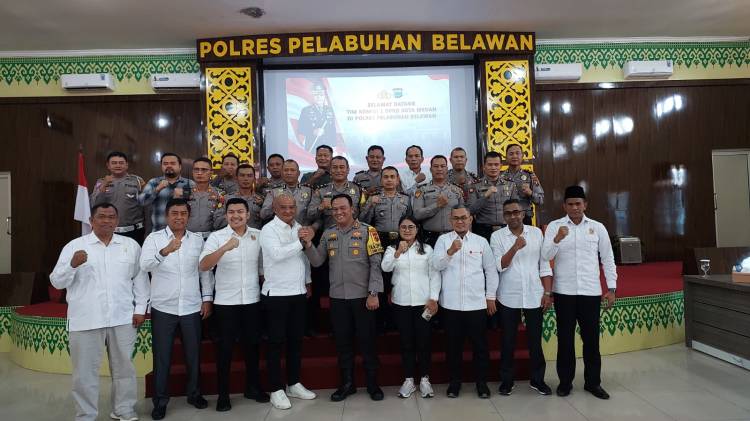 Komisi I DPRD Medan  Gandeng Polres Belawan : Ciptakan Suasana Kondusif Pesta Demokrasi