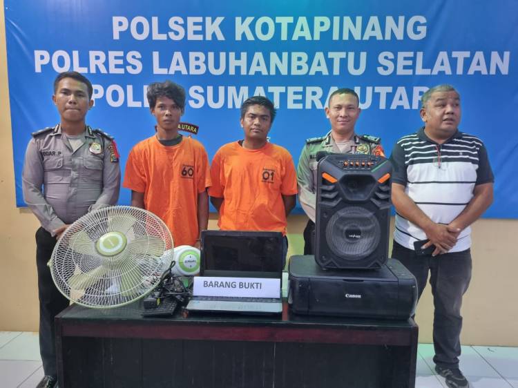 Polres Labusel Ungkap Kasus Pembobolan Sekolah di Blok Songo