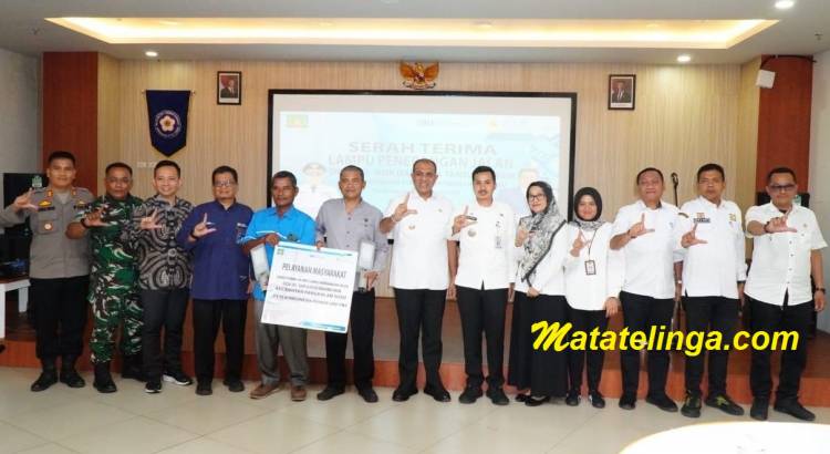 Pj Bupati Langkat Hadiri Serah Terima Lampu Penerangan Jalan Desa Sei Siur dan Tanjung Pasir