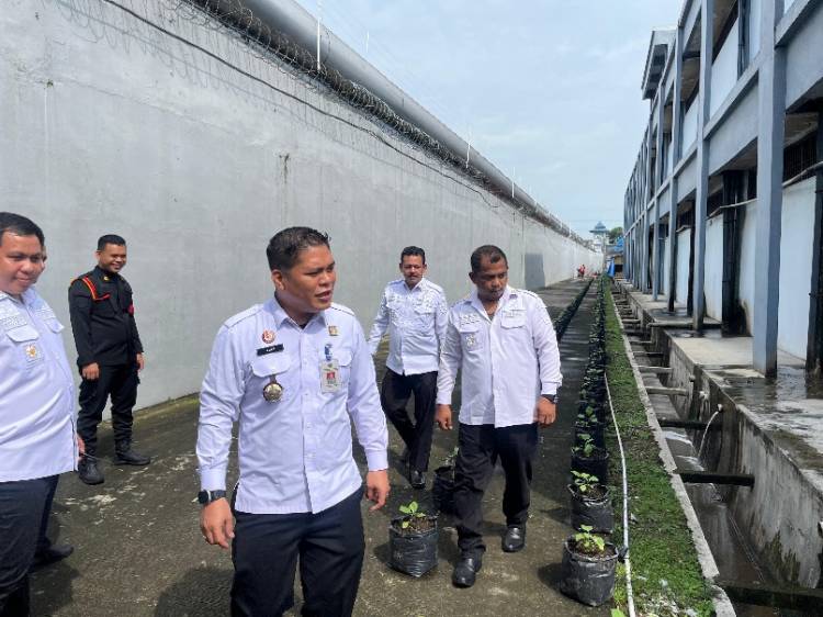 Dukung Ketahanan Pangan, Karutan Medan Cek Pertumbuhan Bibit Terong dan Cabai