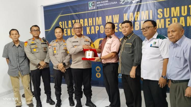 Pengurus KAHMI Sumut Sambut Antusias Silaturahmi Kapolrestabes Medan