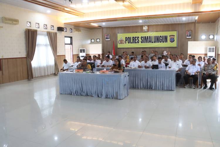 Kapolres Simalungun Ikuti Rakor Ketahanan Pangan untuk Program Penanaman Jagung 1 Juta Hektar