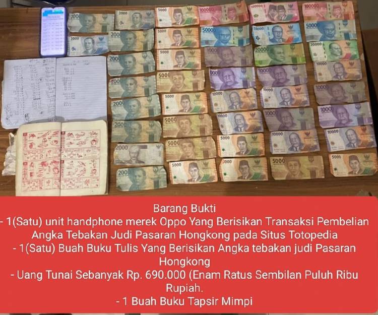 Dukung Program Asta Cita Presiden RI, Polres Labusel Ungkap Praktik Judi Online