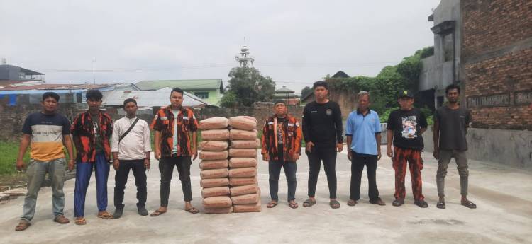 PAC Pemuda Pancasila Bantu Pembangunan Badminton