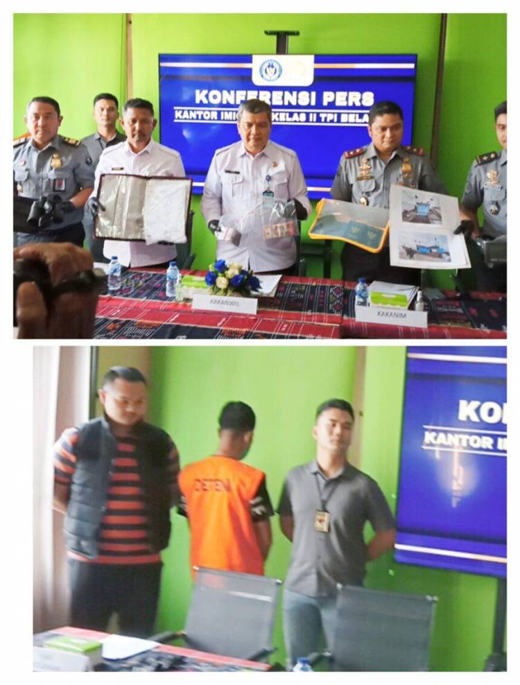 Pelaku Penyelundupan PMI Ilegal Ditahan Imigrasi Belawan