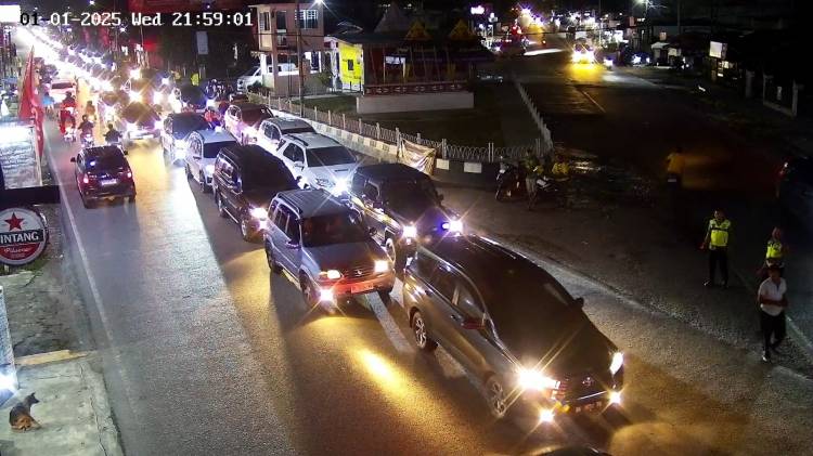 Mobilitas Tinggi di Sumut saat Tahun Baru, Lalu Lintas Tetap Terkendali