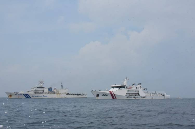Bakamla RI dan Japan Coast Guard Gelar Passing Exercise