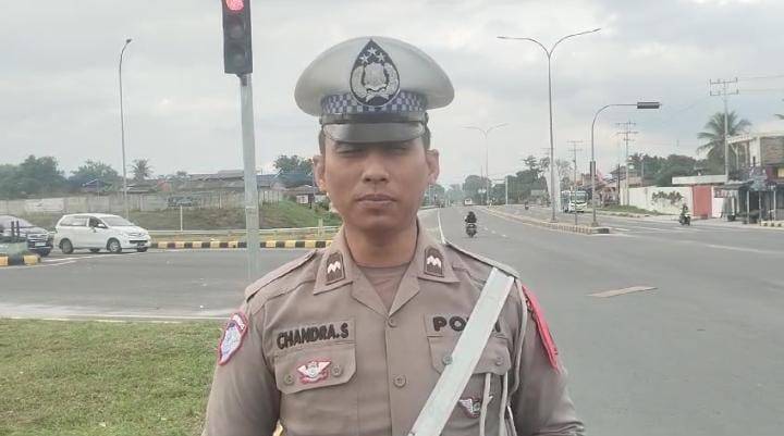Polres Simalungun Pantau Arus Lalu Lintas Lancar Pasca Operasi Lilin Toba 2024