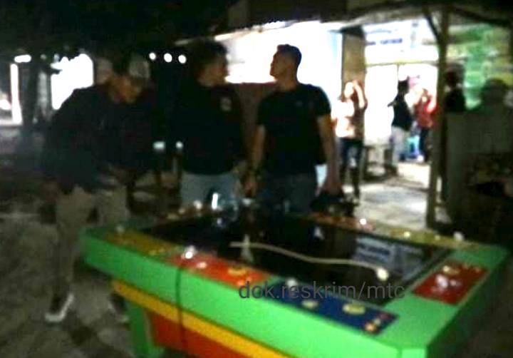Di Asahan Masih Terdapat Perjudian Berkedok Permainan Tembak Ikan, Sat.Reskrim Tangkap Lima Pelaku