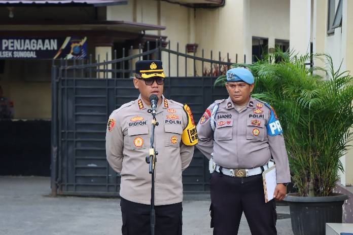 Pimpin Apel di Polsek Sunggal, Kapolrestabes Medan: Berikan Layanan Terbaik  kepada Masyarakat Rentan