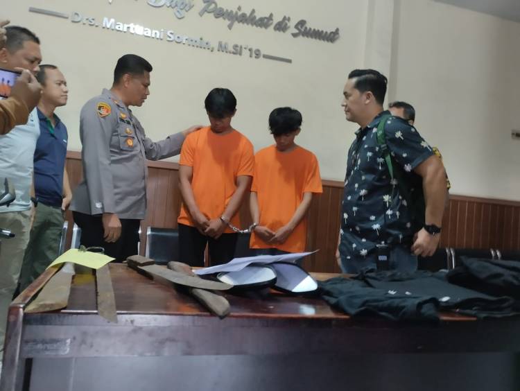2 Begal Bersajam di Patumbak Diringkus