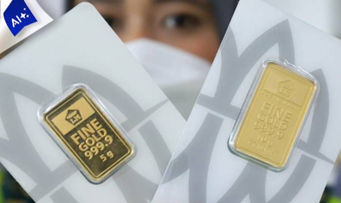 Harga Emas Antam Naik Tajam Jadi Rp1.594.000/Gram