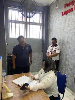Dirkeswat Kunjungi Lapas Kelas IIA Pancur Batu