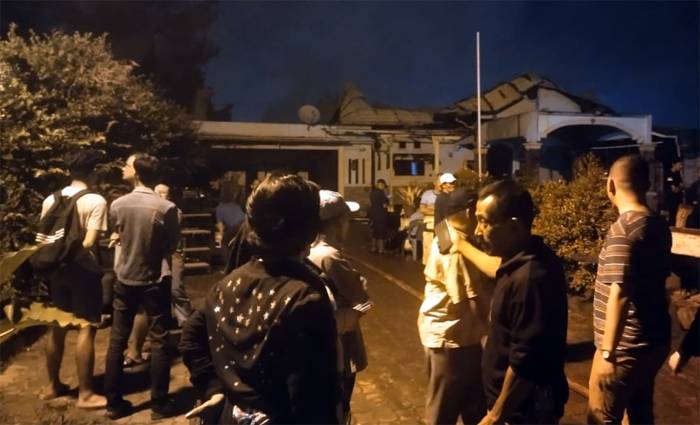 Rumah Milik Mantan Kadis Perikanan Sumut di Patumbak Dilalap Si Jago Merah