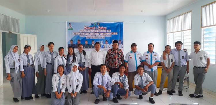 DPD Garnizun Paluta Sosialisasi Penyalahgunaan Dan Bahaya Narkoba Terhadap Generasi Melenial