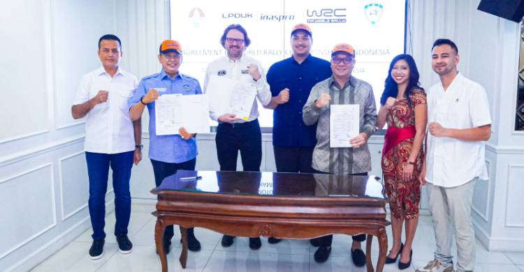 Gelar Rally di Indonesia, WRC - IMI - LPDUK dan Kemenpora Teken MoU