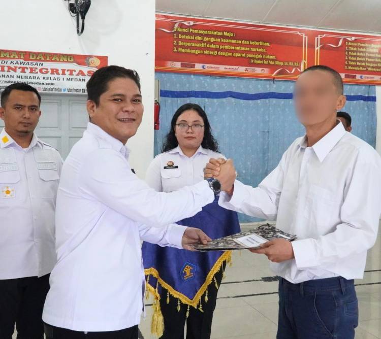 Rutan Medan Beri Remisi Imlek Kepada Satu Warga Binaan