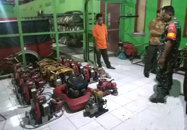 Koramil Sibolangit Rutin Cek Perlengkapan Alat Damkar 