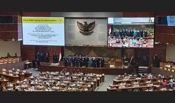 DPR Sahkan 5 Calon Hakim Agung dan 3 Hakim Ad Hoc MA