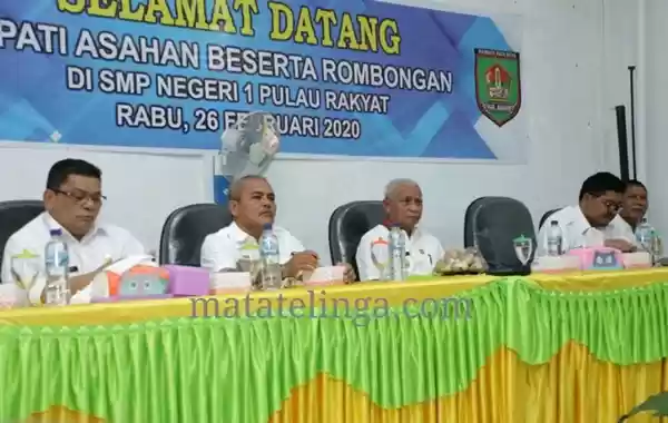 Bupati Asahan Motivasi Pelajar SMP Negeri I Pulau Rakyat 