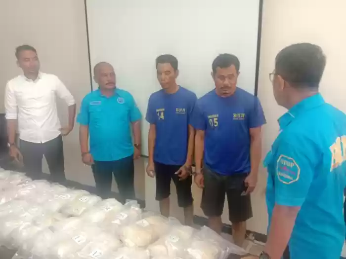 BNN Sumut, Gagalkan 28 Kg Sabu di Simpan Kotak Onderdil Kunci