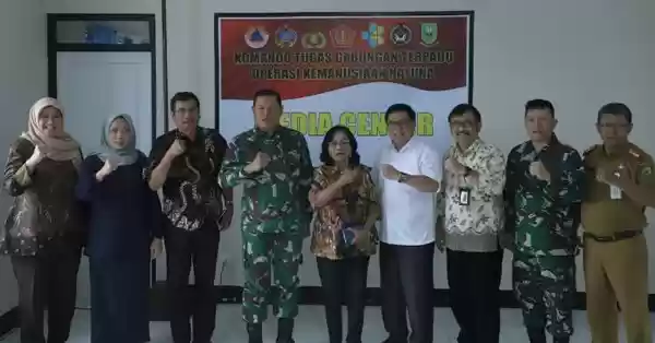 Pangkogasgabpad Evaluasi Kegiatan Termasuk Sarana dan Prasarana 238 WNI di Natuna