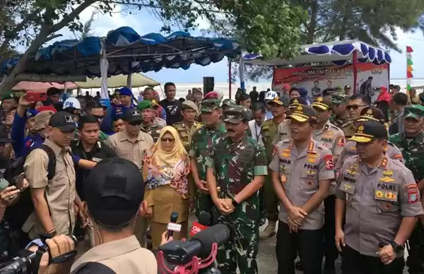 Pangdam I/BB dampingi Kunker Panglima TNI dan Kapolri ke Natuna