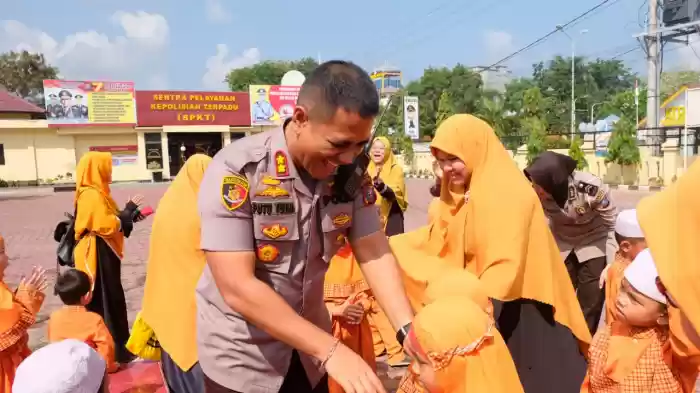 Polres Tanjungabali Menerima Kunjungan Tk/Darul Fikri Kota Tanjungbalai