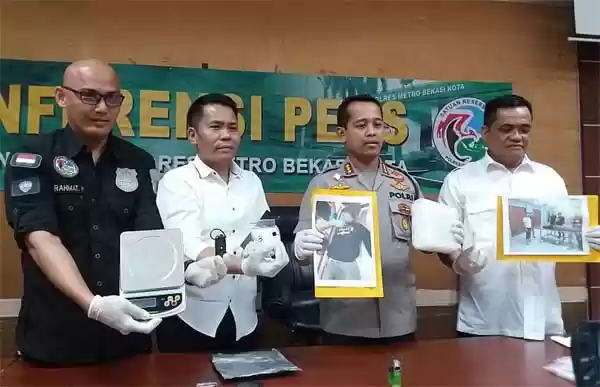 Bandar Narkoba Ditembak Mati di Bekasi, 1,2 Kg Sabu Disita
