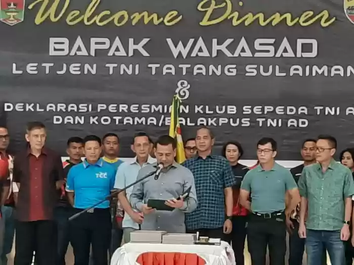 Wakasad Deklarasikan Army Cyling Club TNI AD dan Kotama /Balakpus